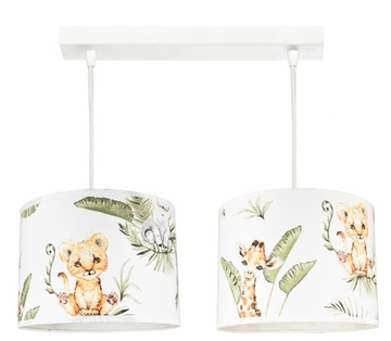 ŻYRANDOL LAMPA SUFITOWA BOHO 2 JUNGLE LED WISZĄCA