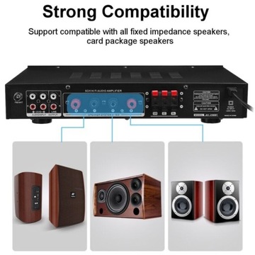 УСИЛИТЕЛЬ HI-FI СТЕРЕО УСИЛИТЕЛЬ BLUETOOTH РАДИО ЦИФРОВОЙ USB УСИЛИТЕЛЬ