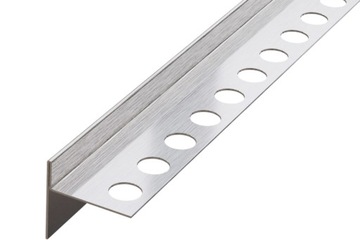 SREBRNA LISTWA SPADKOWA KRAWĘDZIOWA PRAWA 120 CM