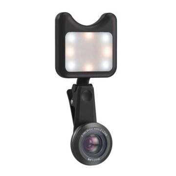 2-в-1 PHONE LENSER + LED LIGHTS ETULE APEXEL