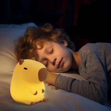Lampki stołowe z lampką nocną Kapibara,lampka na biurko