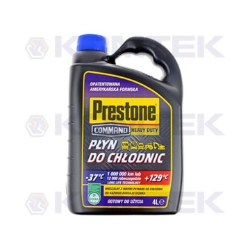 PŁYN DO CHŁODNIC PRESTONE ANTIFREEZE 4L -37