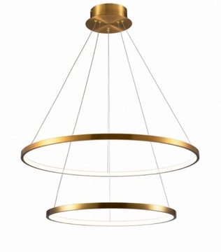 ПОДВЕСНОЙ СВЕТИЛЬНИК С 2 КОЛЬЦАМИ ПОТОЛОЧНАЯ люстра 50Вт