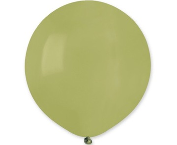 Balony pastelowe Zielone Oliwkowe, G150, 48 cm, 50