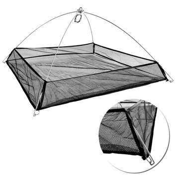 БАЗОВАЯ РЫБОЛОВНАЯ ПОДКЛАДКА 100 Х 100 СМ СКЛАДНАЯ КОРЗИНА ДЛЯ ПОДСАКА + ОПОРЫ
