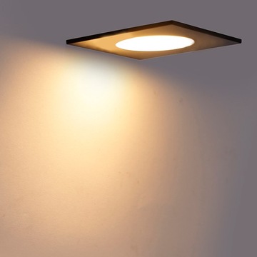 Современный встраиваемый черный светодиодный трехступенчатый светильник