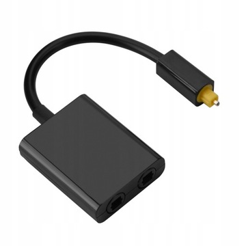 Podwójny Port Toslink Cyfrowy Optyczny Adapter