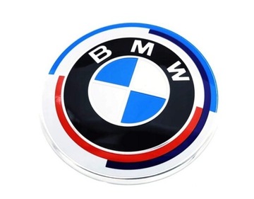 ЗНАЧОК НА КАПОТЕ, КЛАПАН, ЭМБЛЕМА BMW 50 + РУКАВА