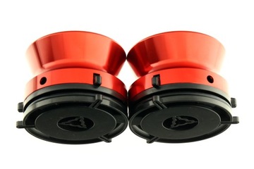 Бокалы металлические красные со стаканами, 2 шт.