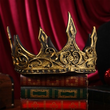 IMPERIAL ROYAL CROWN косплей короля реалистичный внешний вид золотого тона