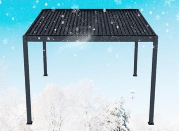 ПЕРГОЛА, САДОВАЯ ТЕРРАСА БЕСЕДКА, 3 х 4 м, КРЫТАЯ