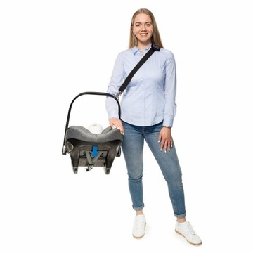 Pas do noszenia fotelika samochodowego 0-13 kg uniwersalny pasek REER