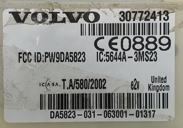 MODUL ŘÍZENÍ ALARMU VOLVO V50 XC90 30772413