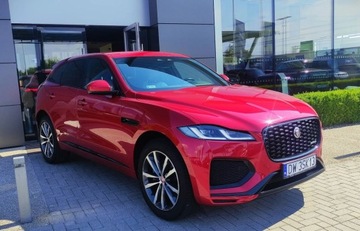 Jaguar F-Pace SUV Facelifting 2.0 P 249KM 2022 Jaguar F-Pace F-pace 2.0 I4 250 PS AWD Auto R Dynamic SE FV23 2.0 Benzyna
