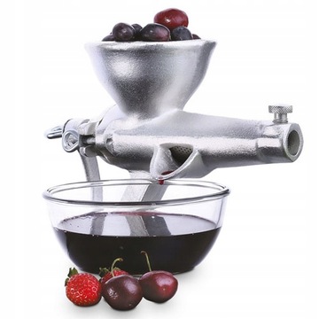 MASZYNKA RĘCZNA DO WARZYW WYCISKARKA SOKU ŻELIWO