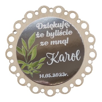 Магнит 10шт зеркальные магниты подарок на первое причастие спасибо персонализация