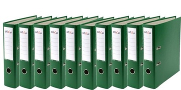10 Segregatorów A4/75 zielony