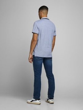 Jack&Jones Polo Paulos 12136668 Niebieski Slim Fit