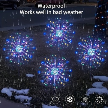 4 шт./компл., наружные солнечные светодиодные противопожарные фонари, коммерческое освещение