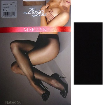 Marilyn NAKED 20 R2 rajstopy black LUX LINE