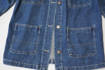 kurtka dżinsowa denim jeansowa dłuższa over 34 36 MONKI H183
