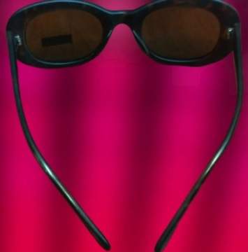 Okulary PRZECIWSŁONECZNE brązowe w cętki UV-400