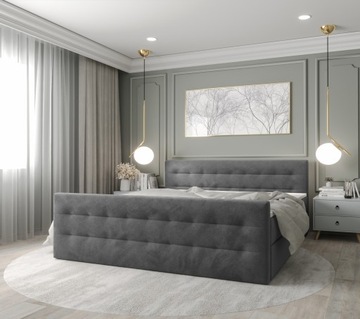 Łóżko Kontynentalne 2 Oparcia 160x200 ZL106 O-sofa