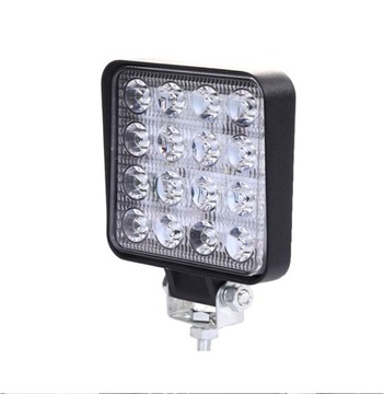 РАБОЧАЯ ЛАМПА 16 светодиодов, 48 Вт, светодиодная рабочая галогенная лампа