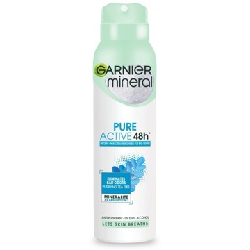 GARNIER WOMEN DEO 150ml PURE ACTIVE 48H