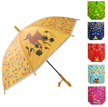 PARASOL DZIECIĘCY AUTOMATYCZNY RÓŻNE WZORY GWIZDEK