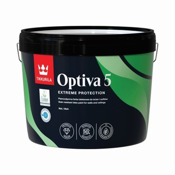 Tikkurila Optiva Matt 5 baza C - szara 9l