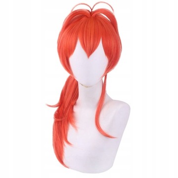 Peruka Diluc cosplay Genshin Impact