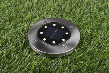 ПОДЪЕЗЖАЮЩАЯ ЛАМПА 16LED СОЛНЕЧНАЯ САДОВАЯ, врезанная в ЗЕМЛЮ x4