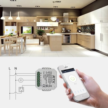 TUYA Встраиваемый Wi-Fi-передатчик ИЗМЕРЕНИЕ ЭНЕРГИИ