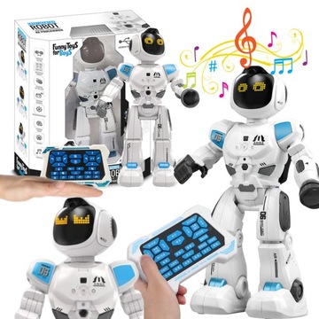 INTERAKTYWNY ROBOT ZDALNIE STEROWANY PROGRAMOWANY DUŻY NOWY PREZENT TAŃCZY