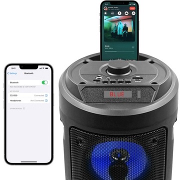 Głośnik BEZPRZEWODOWY BLUETOOTH v5.0 EDR KOLUMNA MP3 mSD USB FM KARAOKE