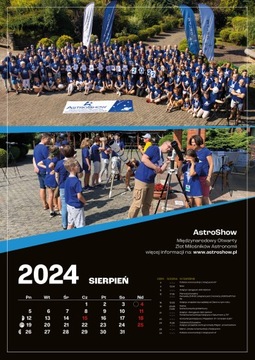 Оптический астрономический календарь Delta на 2024 год