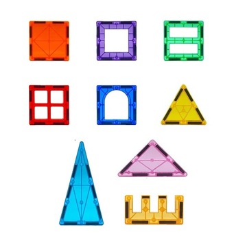 БОЛЬШИЕ СТРОИТЕЛЬНЫЕ МАГНИТНЫЕ БЛОКИ MAGTILES DIY 34