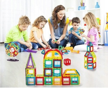 МАГНИТНЫЕ БЛОКИ 3D MAGNETIC 70 шт. Учебная панель