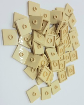 Lego 87580 Plate 2x2 With Groove Tan 20szt. Nowe