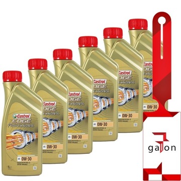CASTROL Edge Professional A5 0w30 6L FORD - syntetyczny olej silnikowy