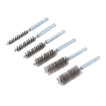 НАБОР ЩЕТОК ДЛЯ ОТВЕРСТИЙ 8-19ММ, 6 ШТ.