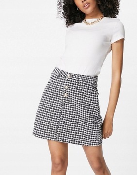 Spódnica mini w pepitkę Missguided 42