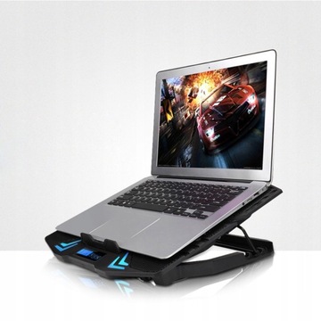 Notebook Cooler z wentylatorem Regulowany Pad chło