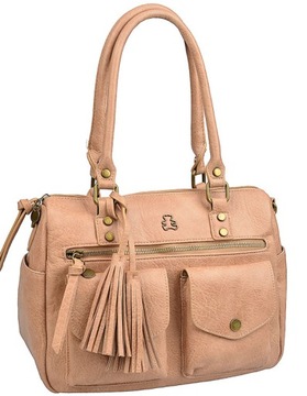 Lulu Castagnette MODNA Torebka Damska NA RAMIĘ z REGULOWANYM paskiem