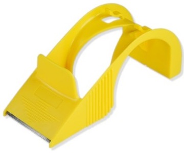 Dyspenser do taśmy pakowej GTP 50 mm żółty plastikowy