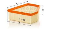 FILTR VZDUCHU C 23 109 MANN-FILTER VW PHAETON