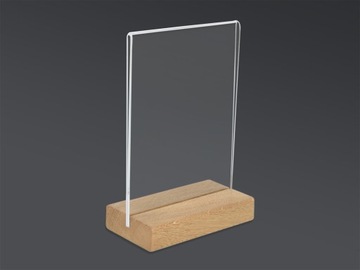 ПОДСТАВКА ИЗ ПЛЕКСИ А4 ДЛЯ ЛИСТОВКИ, ОПИСАНИЕ МЕНЮ ДЕРЕВЯННАЯ ПОДСТАВКА - ДЕРЕВЯННАЯ ПОДСТАВКА