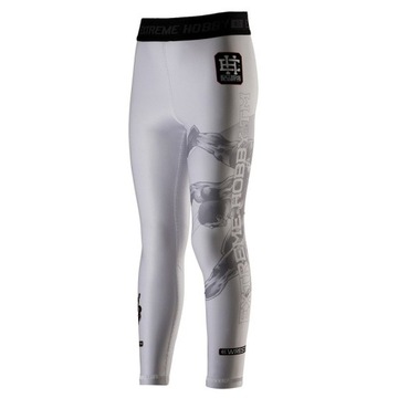 Extreme Hobby Legginsy Dziecięce Wrestling Białe 140