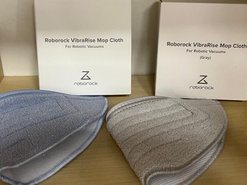 4 салфетки из микрофибры Antibacter Mop Roborock S7 MaxV ultra S7 Pro ultra S8